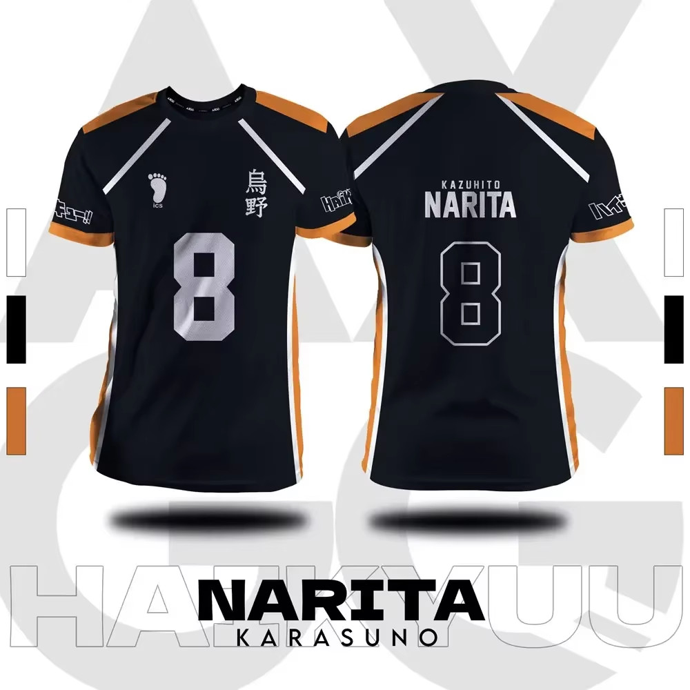 Haikyuu Team Fukurodani Hinata Volleyball Anime Cosplay Jersey Set gallery