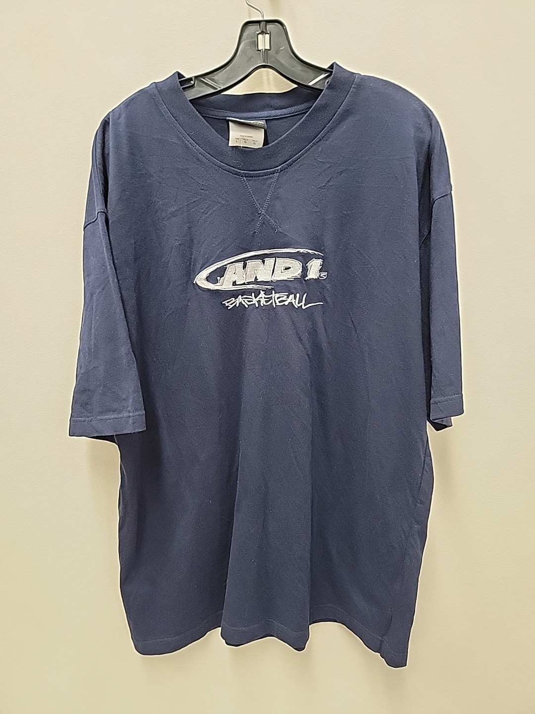Vintage NWT And1 Basketball T Shirt Y2K Mens Large Blue