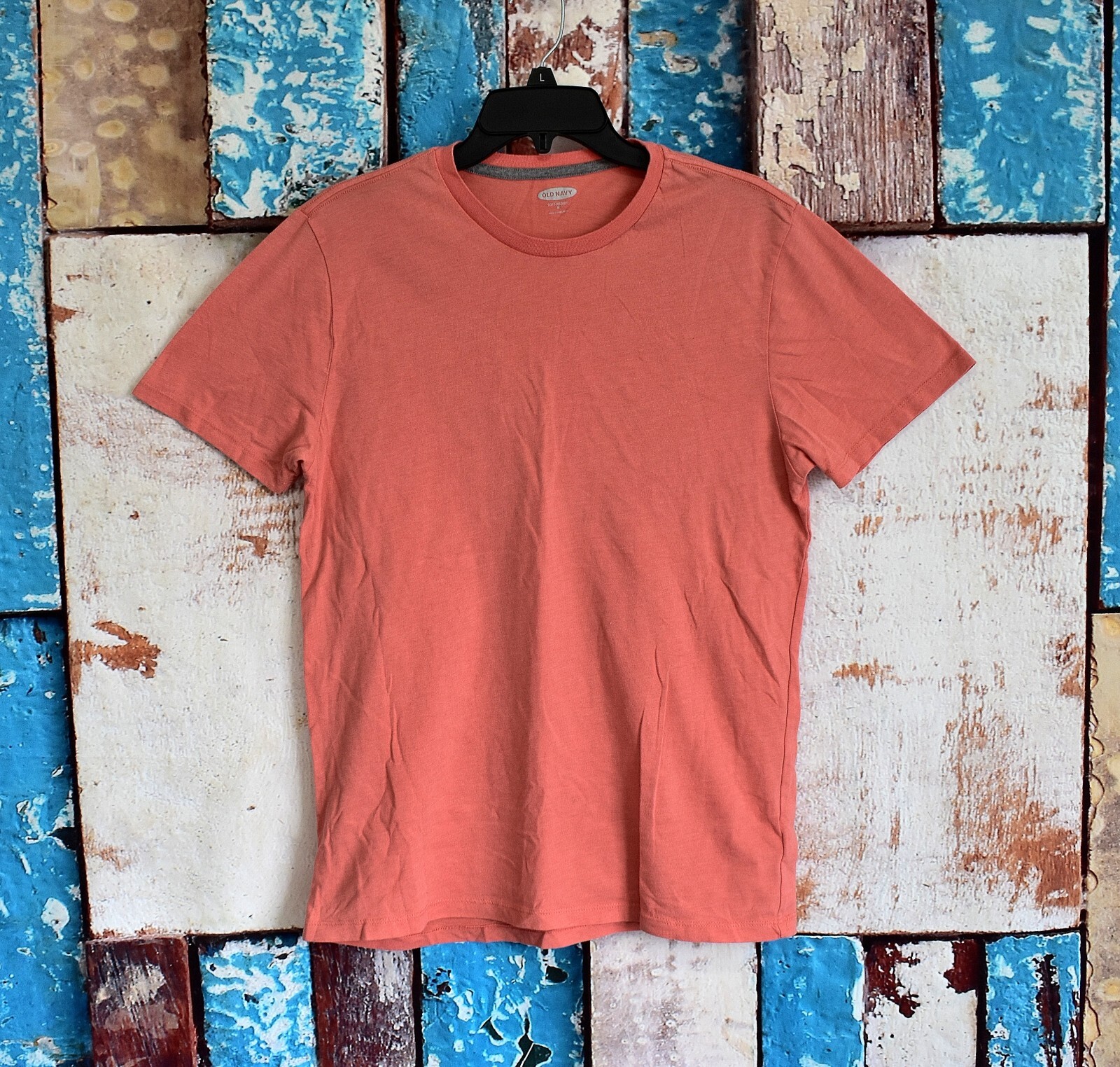 Men's Old Navy Soft-Washed Crewneck T-Shirt Pocket MEDIUM Gray PRE-OWNED gallery