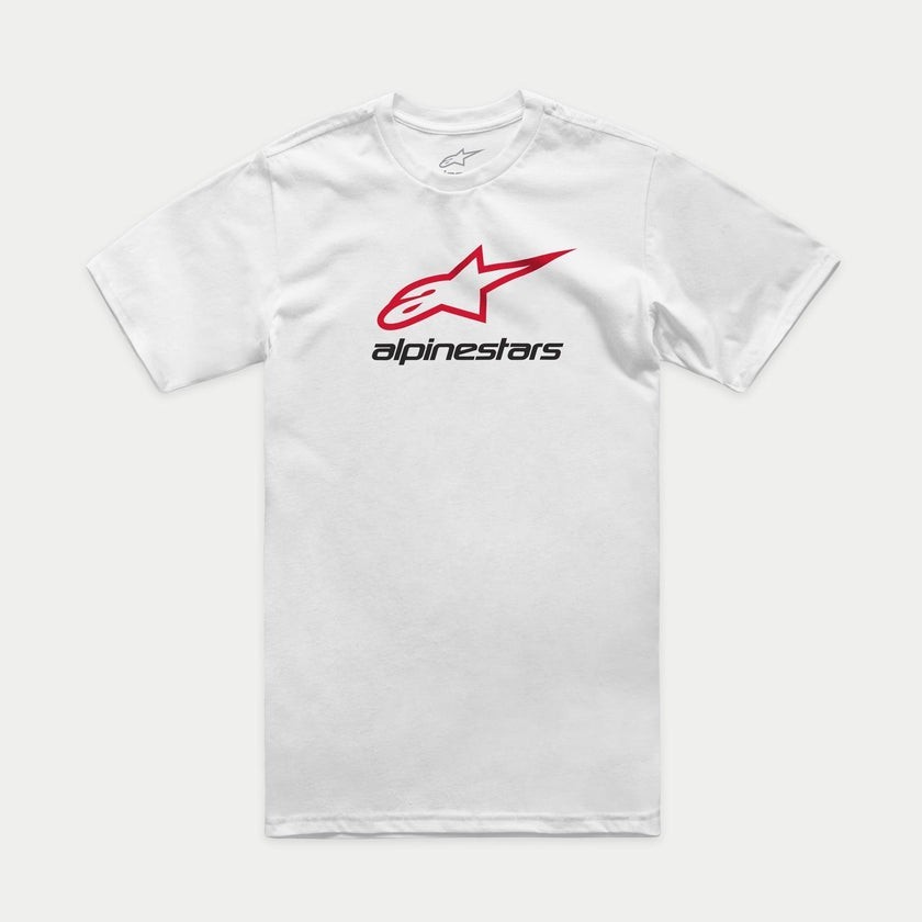 Alpinestars Always 2.0 Motorcycle Casual wear Men T-Shirt – White/Red/Black