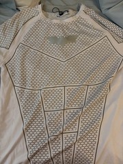 Young La Superman Blue Sweats Size M And Young La DarkKnight White Shirt Size L