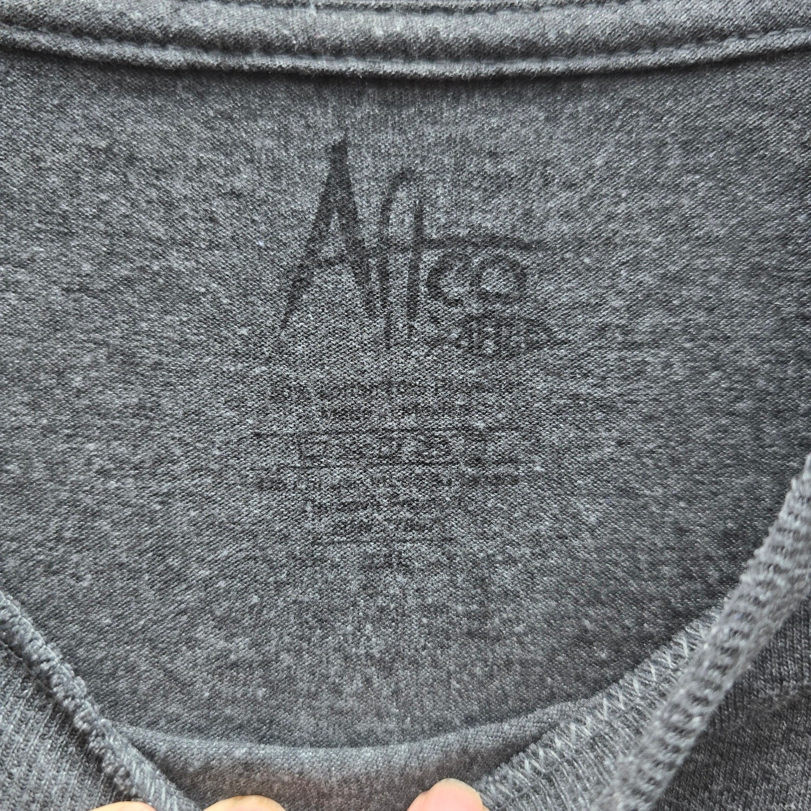 Aftco Mens Long Sleeve Fishing T-Shirt Graphic Logo Outdoor Hiking Gray SZ Large gallery