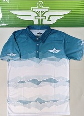 FLY GREEN PERFORMANCE WEAR MENS POLO “MTN” DRI-FIT DISC GOLF SHIRT ALL SIZES