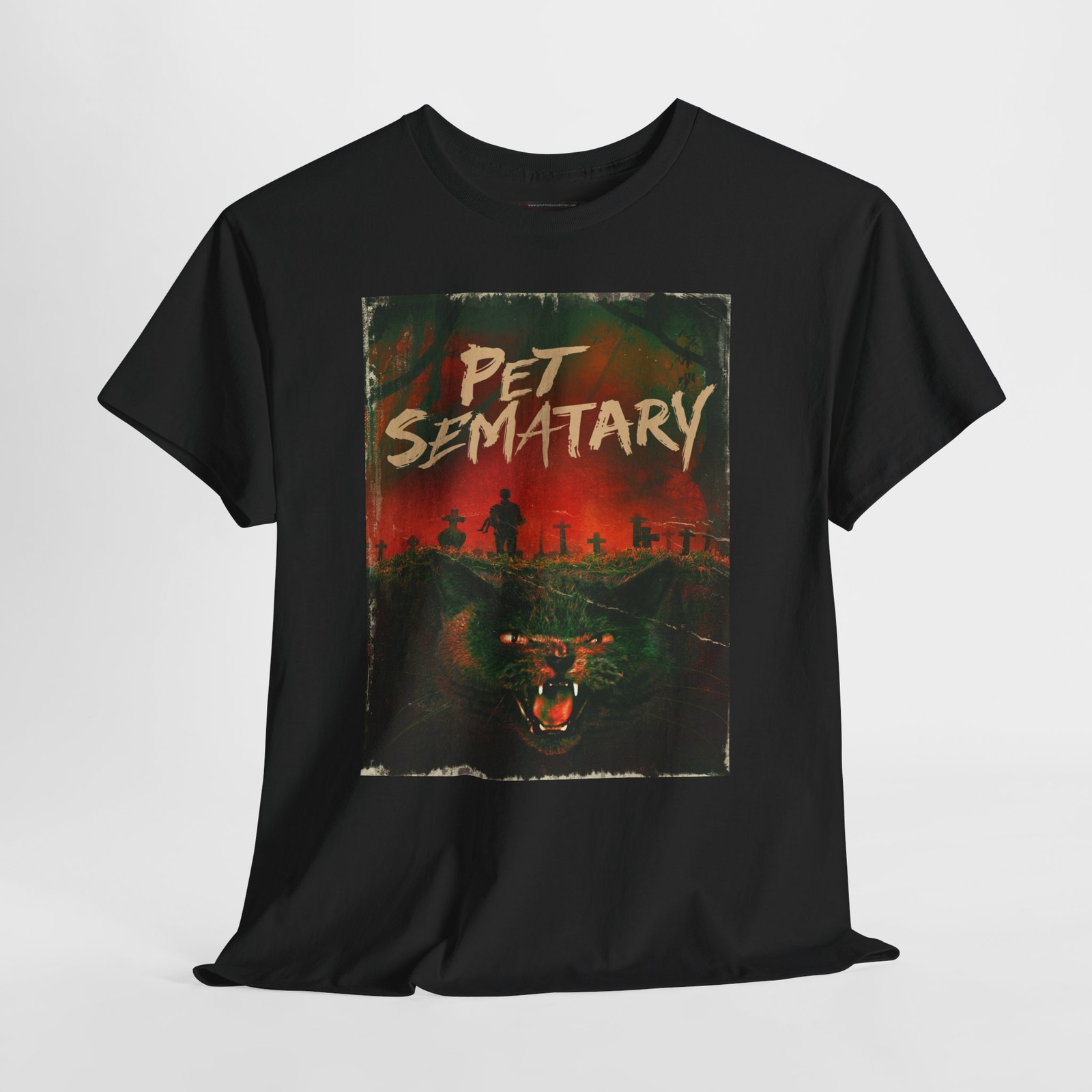 Pet Sematary 1989 Retro Movie Poster Horror Unisex Graphic T-Shirt