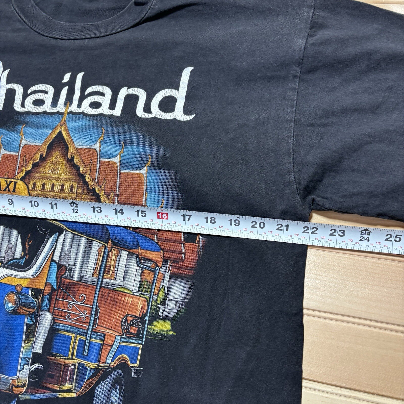 Vintage 90s Thailand Tuk Tuk Thai Classic Standard Car Shirt Size XL gallery