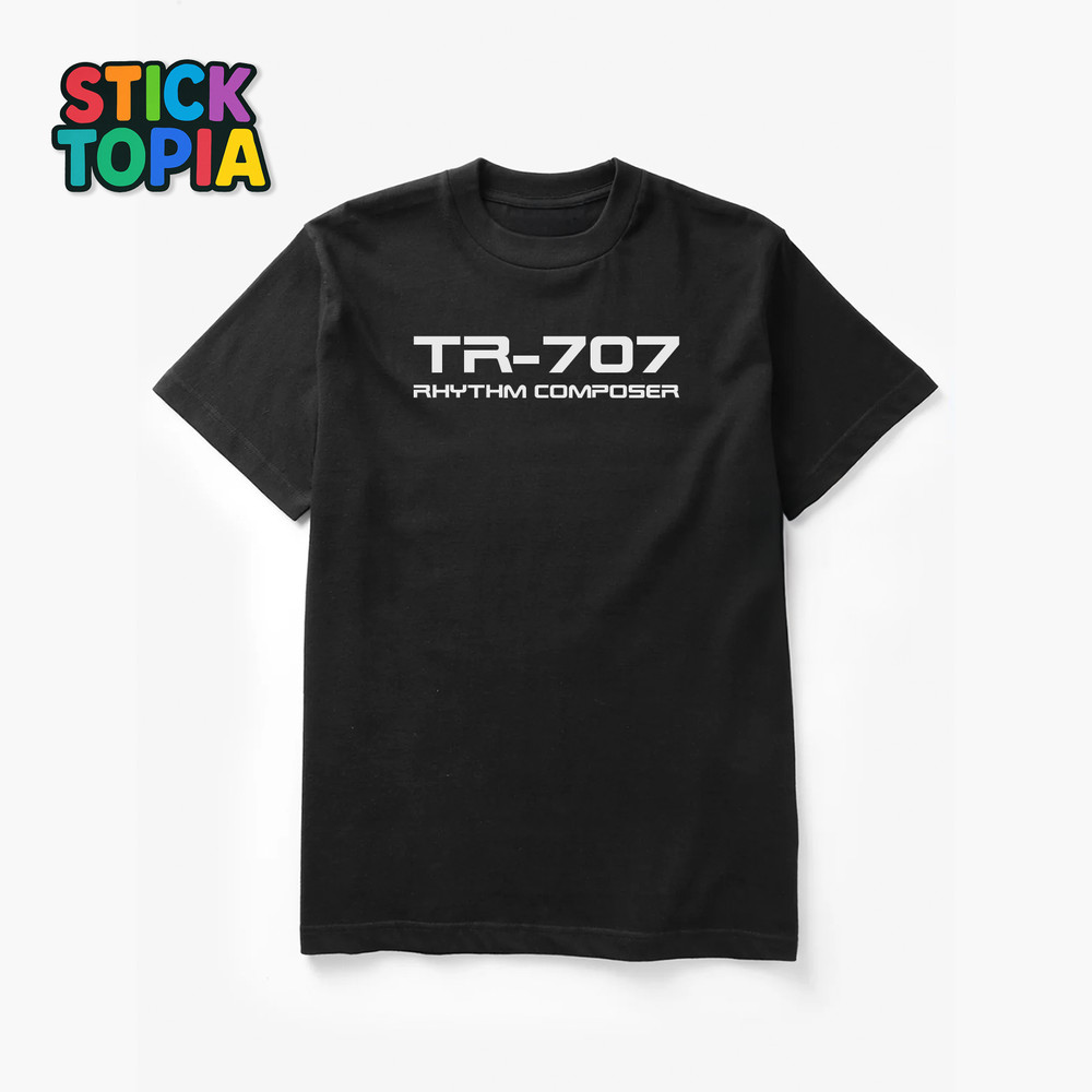 Roland TR-707 Rhythm Composer T-Shirt | 909 808 Drum Machine Music Producer Tee
