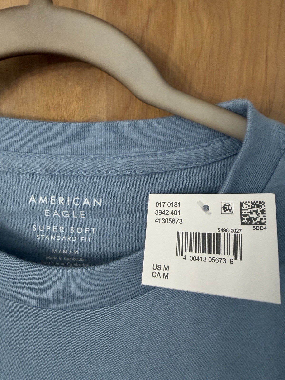 American Eagle Men's Logo Graphic Super Soft Relaxed T-Shirt Tee Sz M NWT Blue gallery