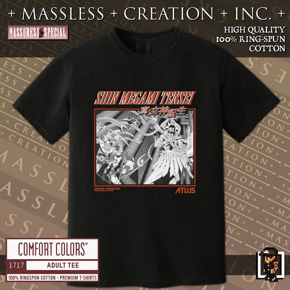 SHIN MEGAMI TENSEI [Final Battle] Premium T-Shirt [Comfort Colors 1717] Megaten