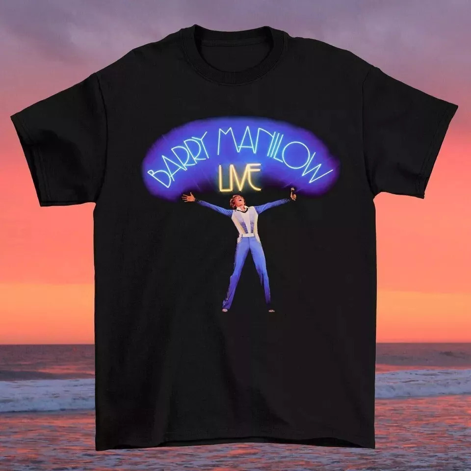 Barry Manilow Live In Concert Tour T Shirt Full Size S-5XL ET1392 gallery