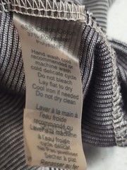 ATM Anthony Thomas Melillo Gray Pencil Striped Pocket Short Sleeve Shirt Medium