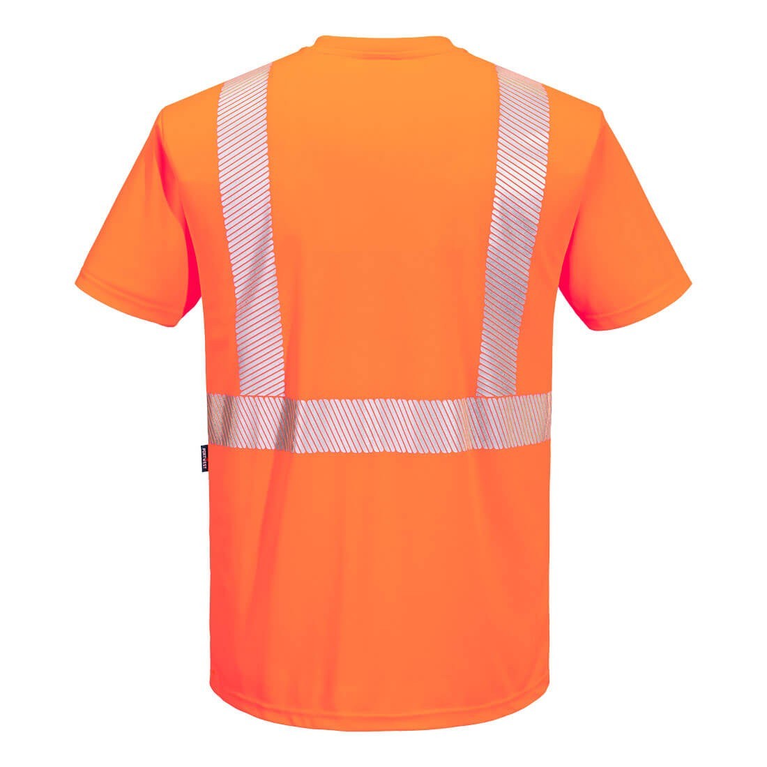 Portwest S196 - Hi-Vis Segmented Tape Contrast T-Shirt S/S Orange SIZES 6X* gallery