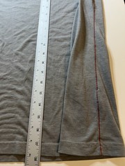 LL Bean Tshirt Katahdin Mountain Logo Men’s Large Gray Slightly Fitted