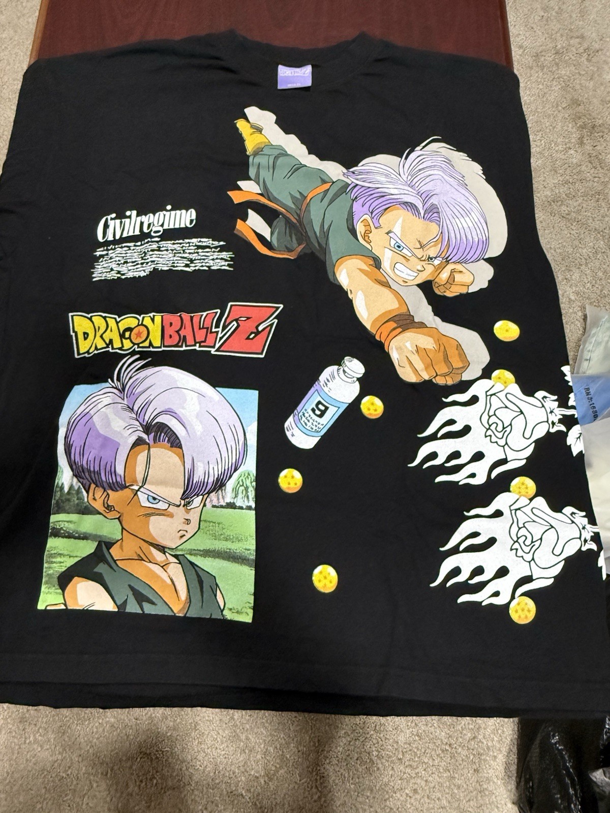 Civil Regime X Dragon Ball Z Trunks Tee gallery
