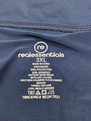 Real Essentials Long Sleeve Shirt Men’s 2XL Quarter Zip Casual Poly Spandex