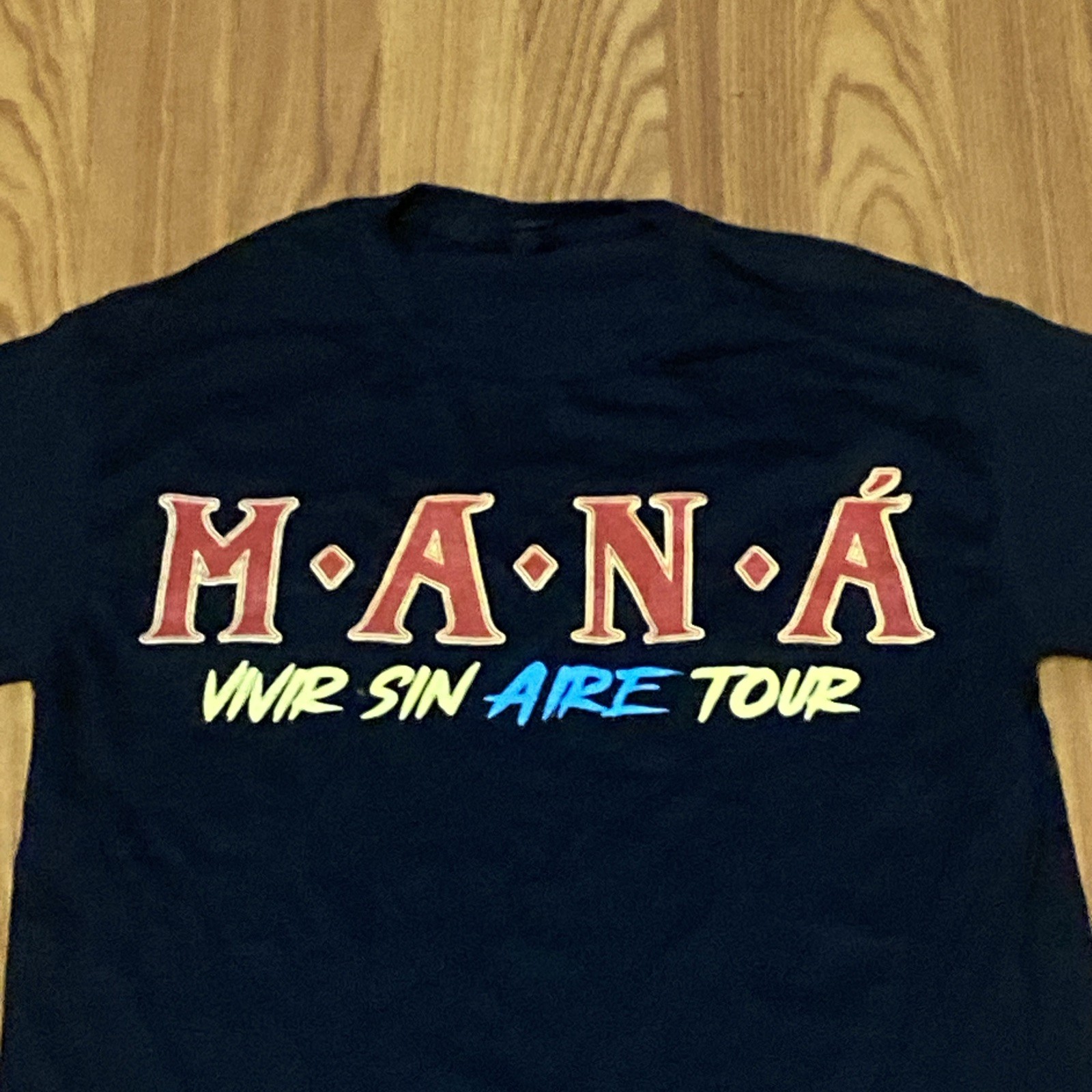 Mana “Vivir Sin Aire Tour” Graphic T-Shirt Size S Band Tee M.A.N.A. gallery