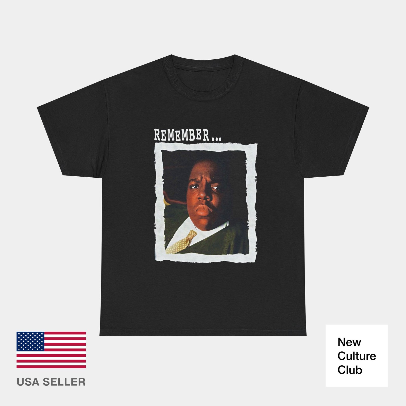 Remember… 90s Classic Hip Hop Rap Biggie Music Classic Tee T-Shirt
