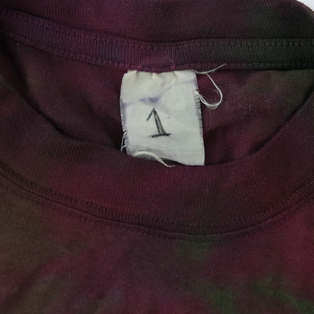 NWOT Single Stitch T-Shirt Blank Hand Tie Dyed Wheel Multi S/S Hering Sz. M 38' gallery