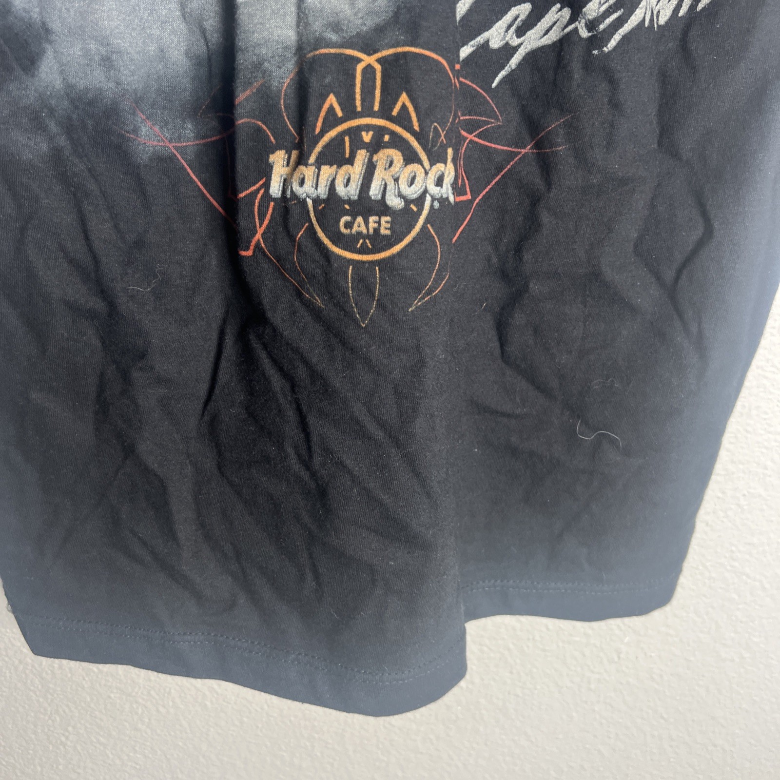 Hard Rock Cafe Mens T Shirt Small Graphic Tee Short Sleeve Black Cape Town NWT gallery