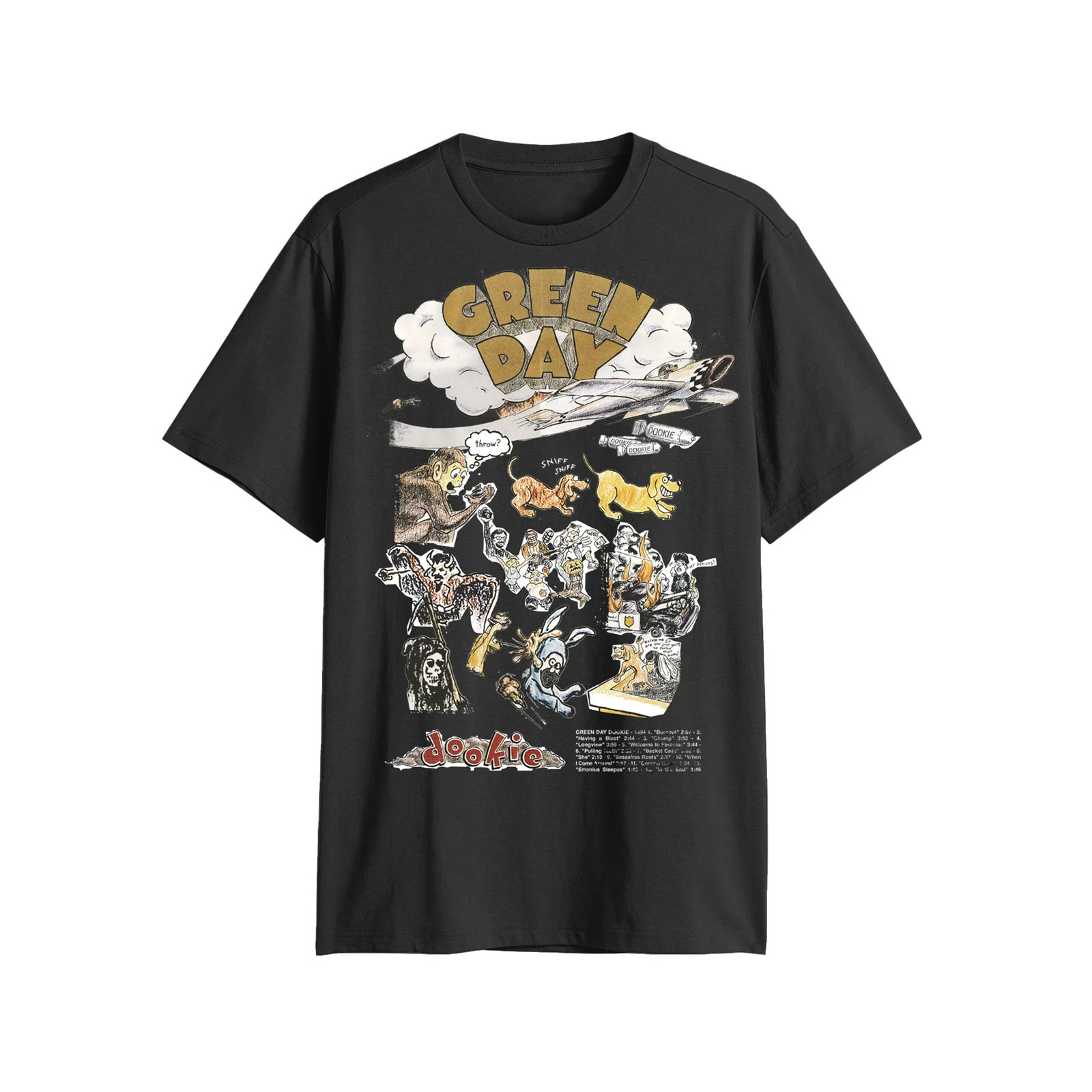 Men's Green Day Dookie Album Graphic Tee T-Shirt gallery