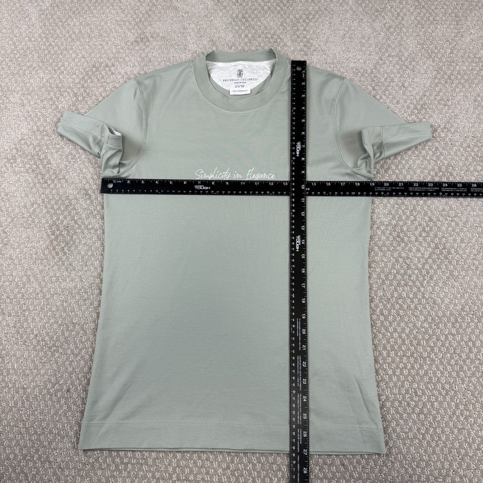 Brunello Cucinelli For Humanity Slim Fit Logo T Shirt Men’s Sz XS NWOT Italy gallery