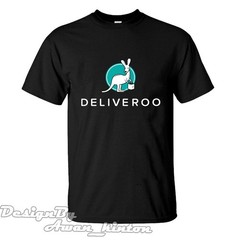 Deliveroo Funny Logo TSHIRT Cotton Made In USA
