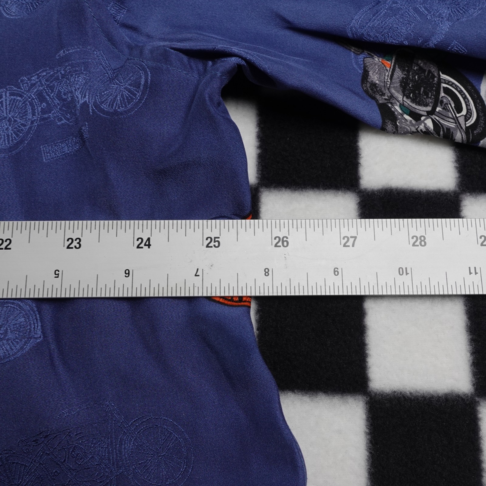 Vintage Harley Davison biker Hawaiian all over print button up Shirt 2XL Silk gallery
