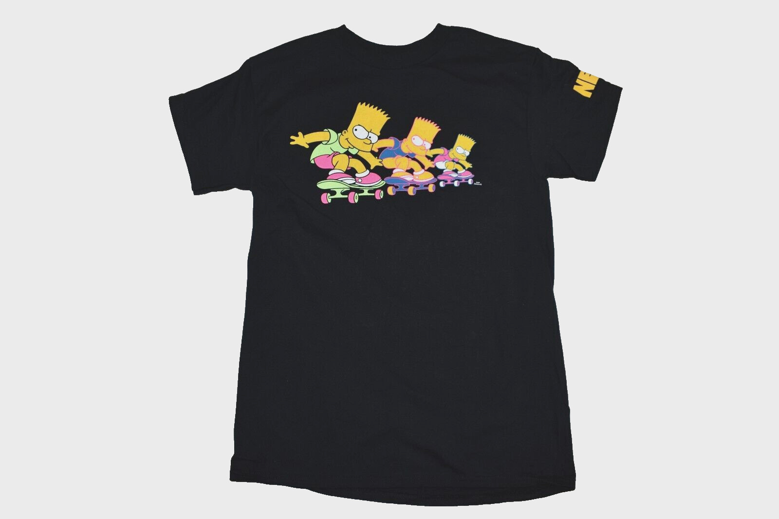 Neff x The Simpsons Mens Bart Simpson Skateboarding Funny Shirt New M, L, XL gallery