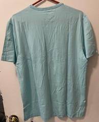 Flag & Anthem MadeFlex Men Short Sleeve Crew Neck T-Shirt Color Aqua Size Medium