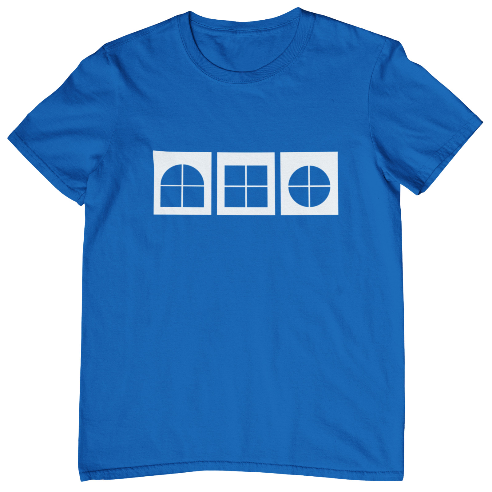 Play School Windows T-Shirt - 80s 70s kids childrens TV rainbow button retro 90s gallery