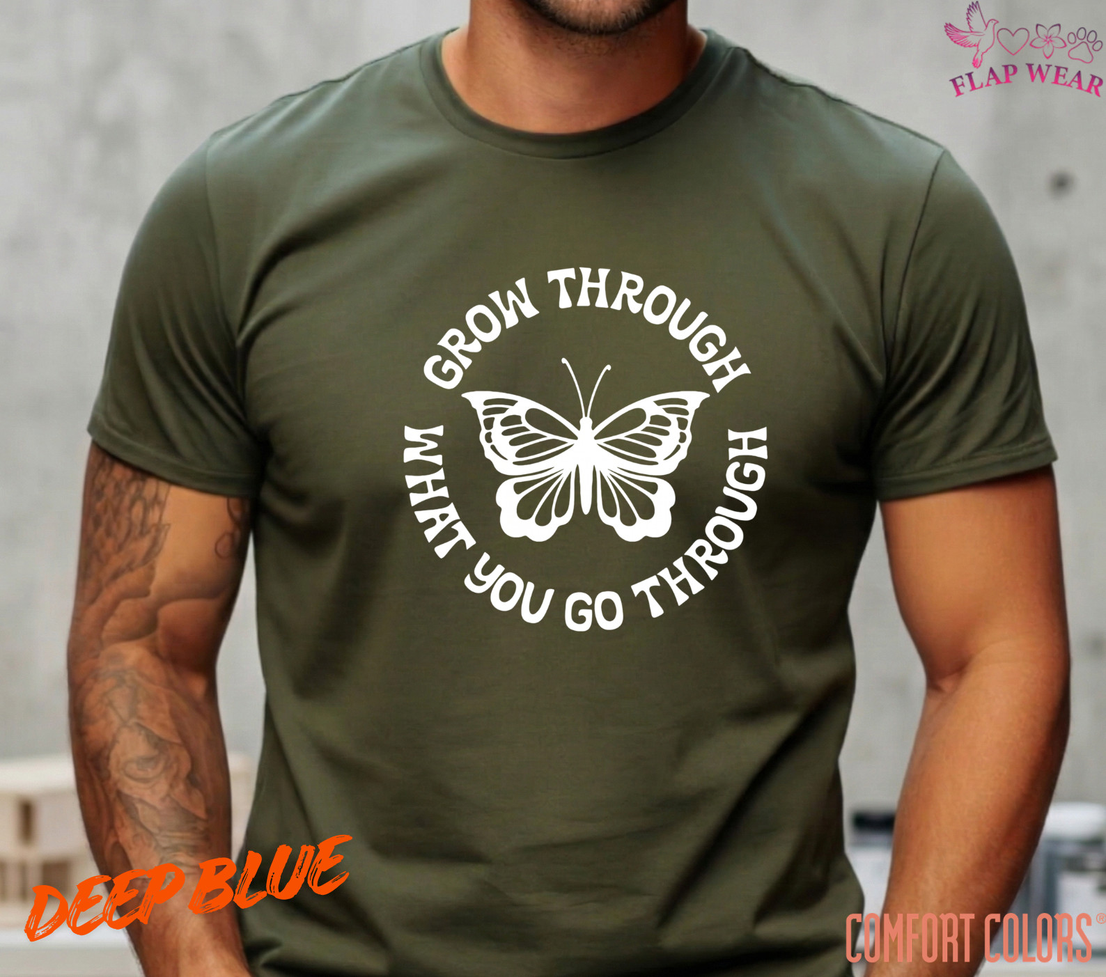 Unisex Grow Through What T-Shirt, Men T shirt,Women T shirt Gift Religion Top gallery