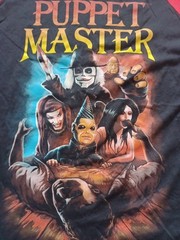 2019 Rare Puppet Master Terror Threads T-Shirt 3/4 Sleeve Size M