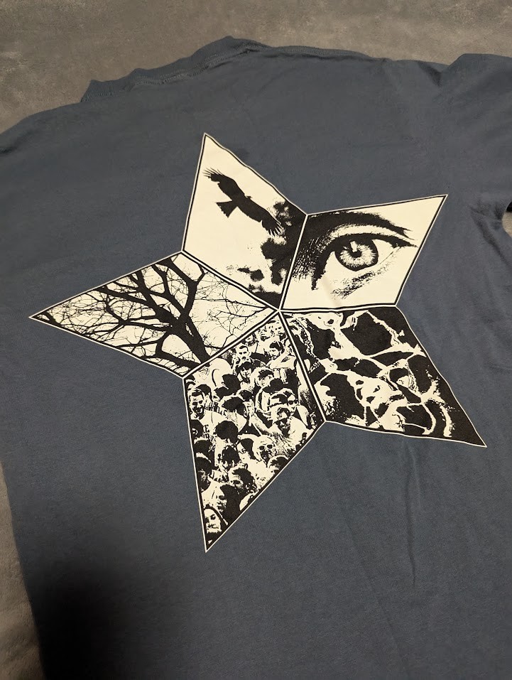 Pleasures Flying T-Shirt ‘Slate’ Streetwear Grahic Tee – Mens Medium – SEE PHOTO