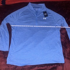 NWT Under Armour 1/4 Zip Men’s Tech Tee Long Sleeve Size 3XL — FREE SHIPPING