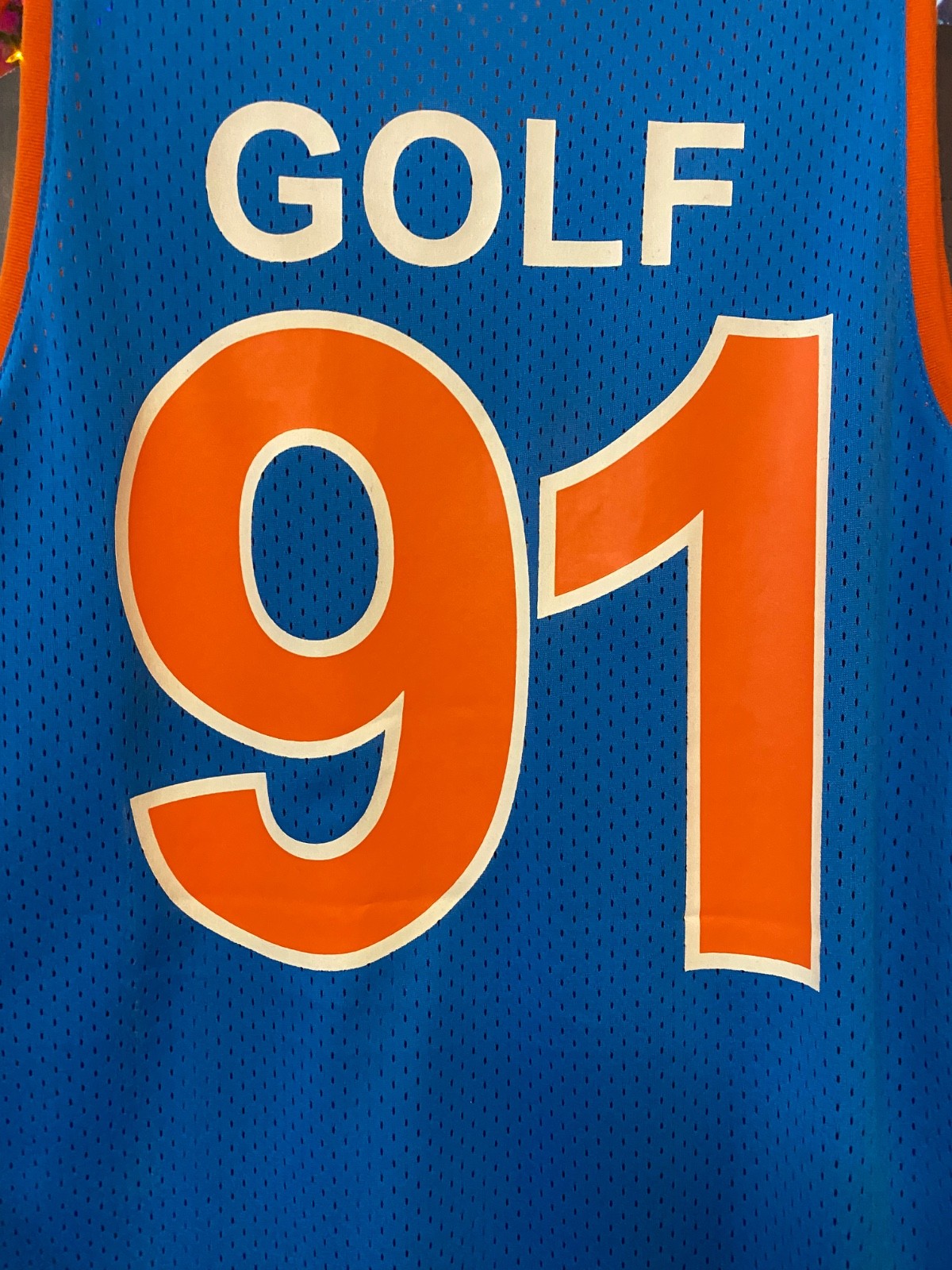 GOLF WANG Blue & Orange Medium Size Basketball Jersey (New with Tags) gallery