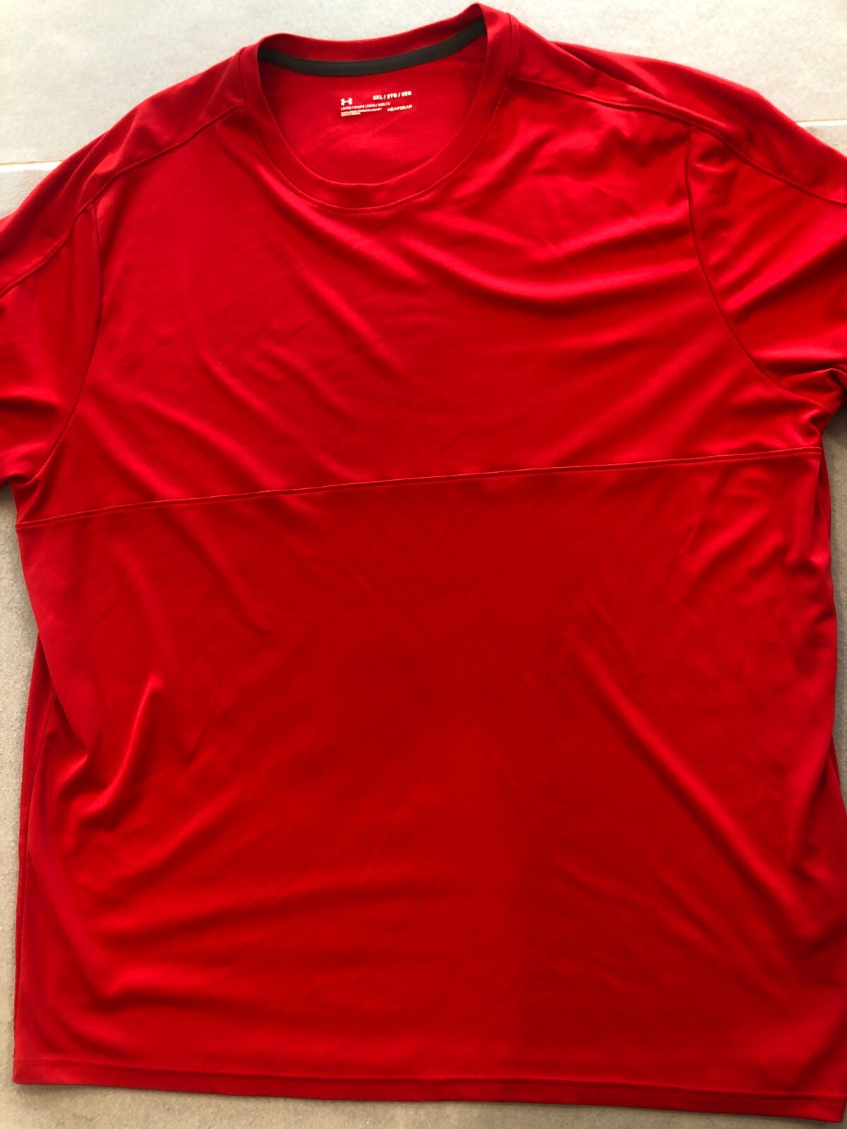 Under Armour Shirt Men's 3XL Red Loose Fit Activewear Casual Tee gallery