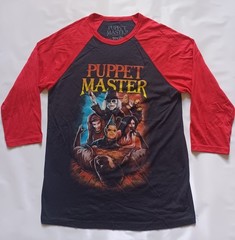 2019 Rare Puppet Master Terror Threads T-Shirt 3/4 Sleeve Size M