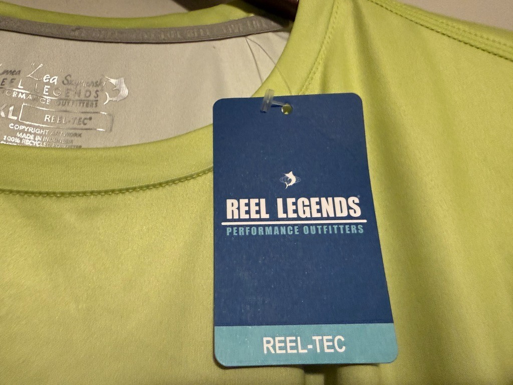 NEW 🎣 Reel Legends Reel-Tec Mens 2XL Fishing Shirt Performance Long Sleeve gallery
