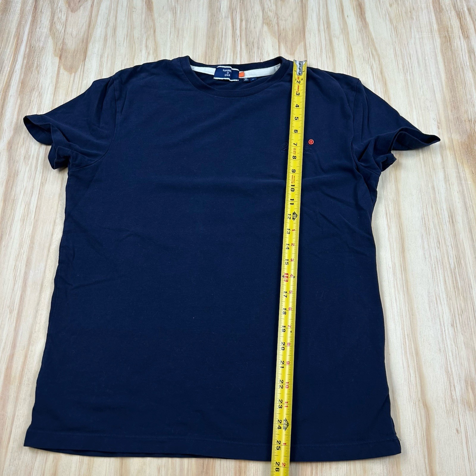 Superdry Heather Blue Short Sleeve 100% Cotton T-Shirt Size Large gallery