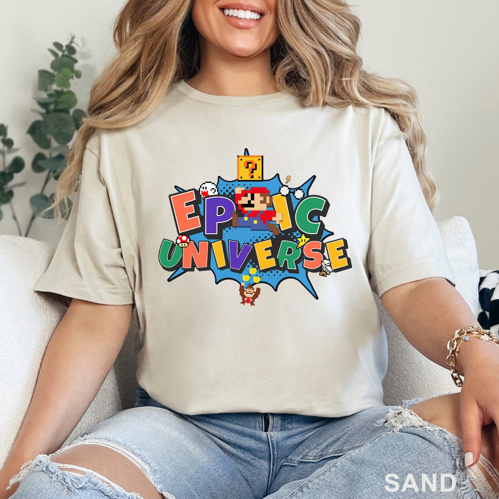 Epic Universe Mario Land Shirt, Super Nintendo World Shirt, Universal, 203449 gallery