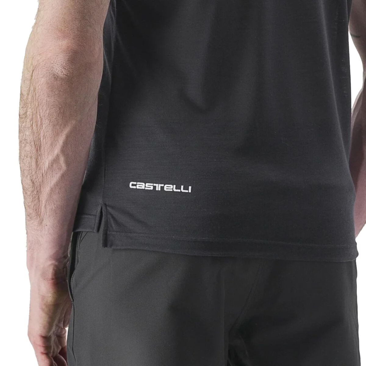 Castelli Merino Castelli T-Shirt - Men's Light Black, XXL gallery