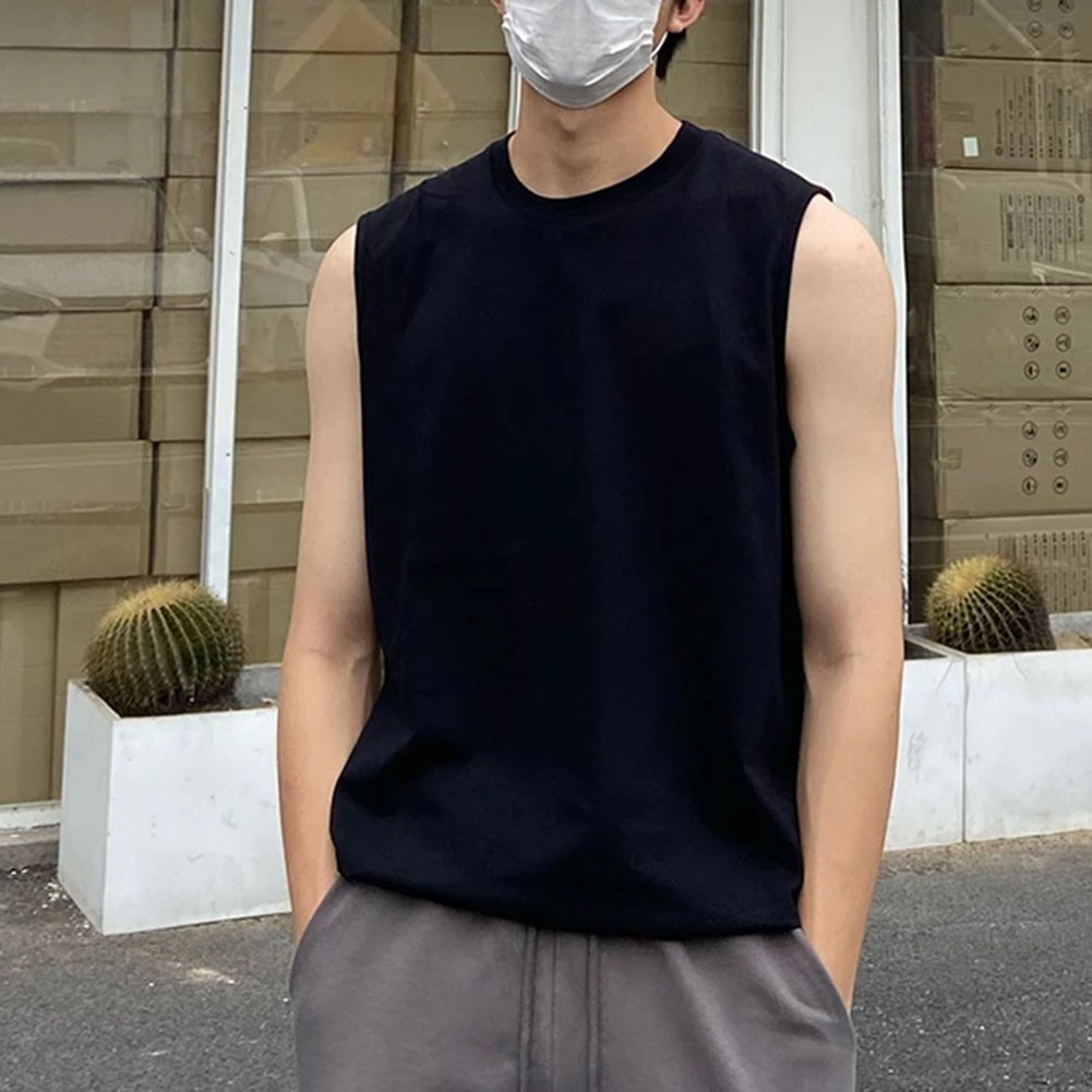 Men's Vest Casual Daily Holiday O Neck Regular Slight Stretch Vacation gallery