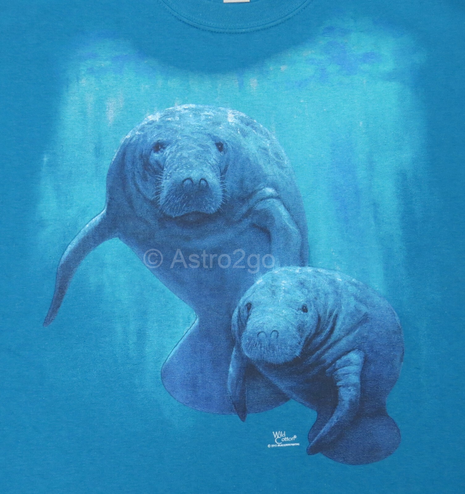 MANATEE DUET-Aquatic Sea Cow Tropical Marine Mermaid Wildlife T shirt S-2XL NEW! gallery