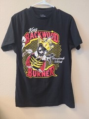 BACKWOODS – BACKWOOD BURNER T SHIRT MEN’S MEDIUM HONEYCOMB HIDEOUT RARE HTF