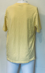Adidas Men’s Trefoil Essentials Short Sleeve T-Shirt Size L Pale Yellow Classic