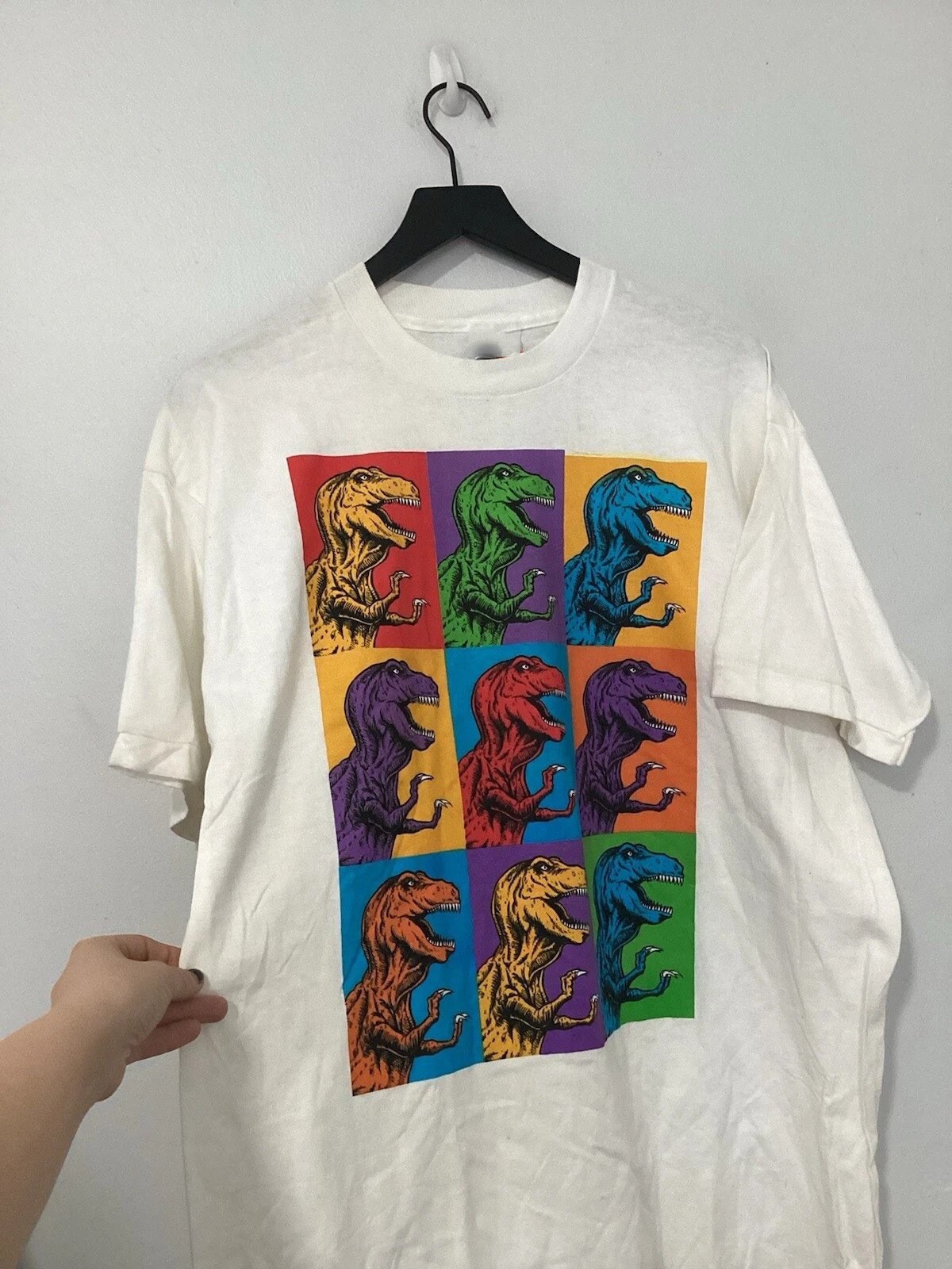 Liquid Blue Band Dinosaur Reprinted T Shirt Full Size S-5XL