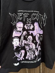 MISCREANTS Machine Learning DEF CON 32 T-Shirt XL Black Purple DC32 Vendor AI
