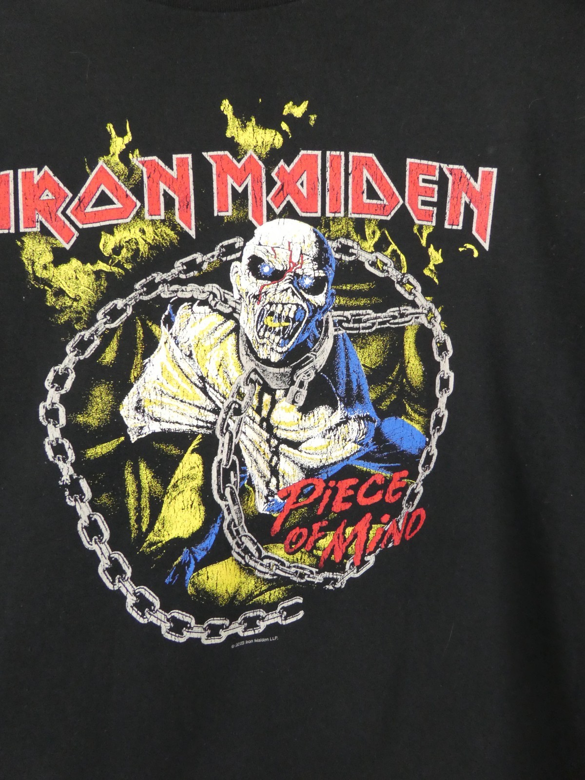Iron Maiden Piece of Mind T-Shirt Black 3XL 52" gallery