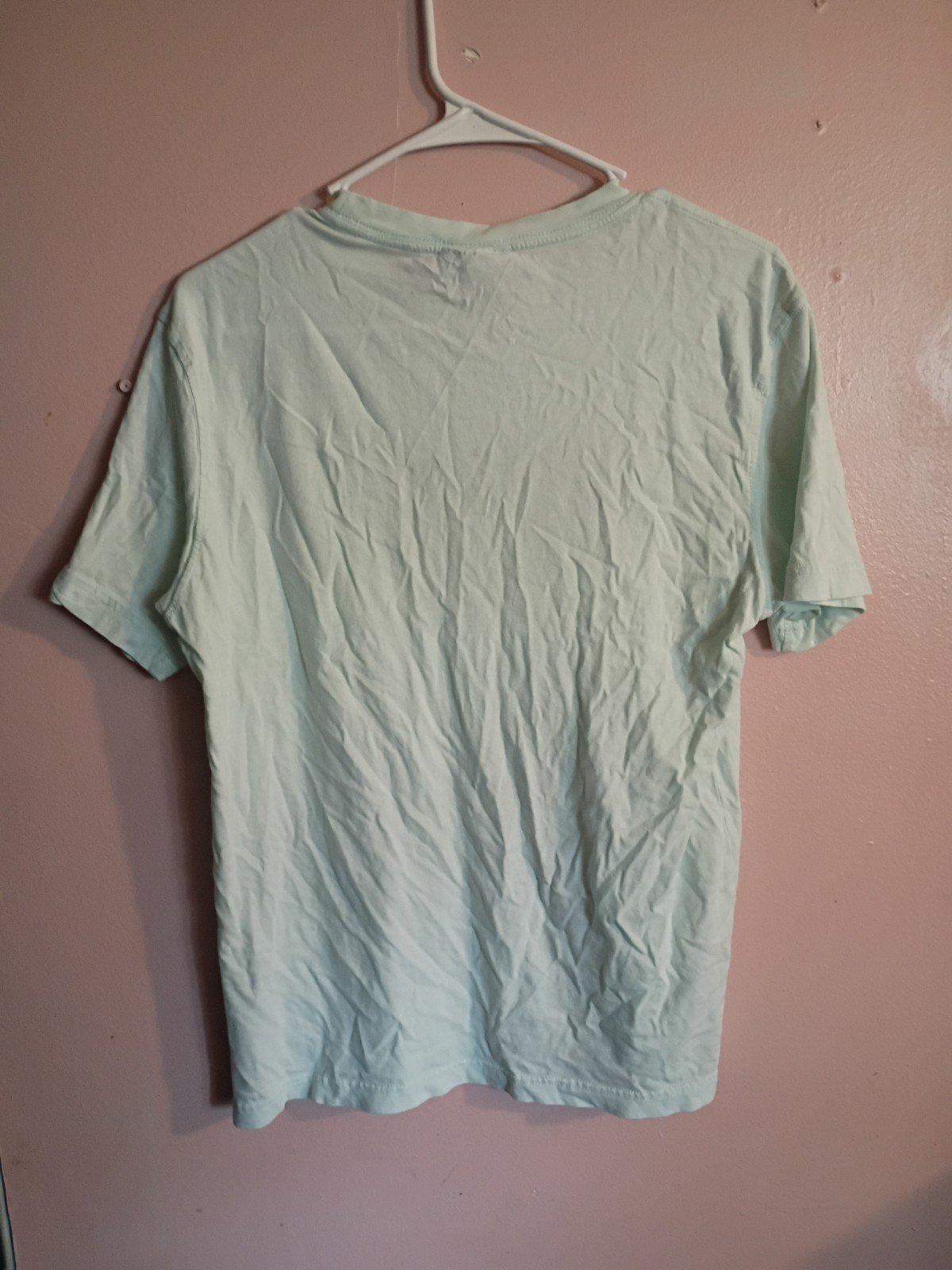 Men's H&M Teal Common Sense Short Sleeve T Shirt Size Small gallery