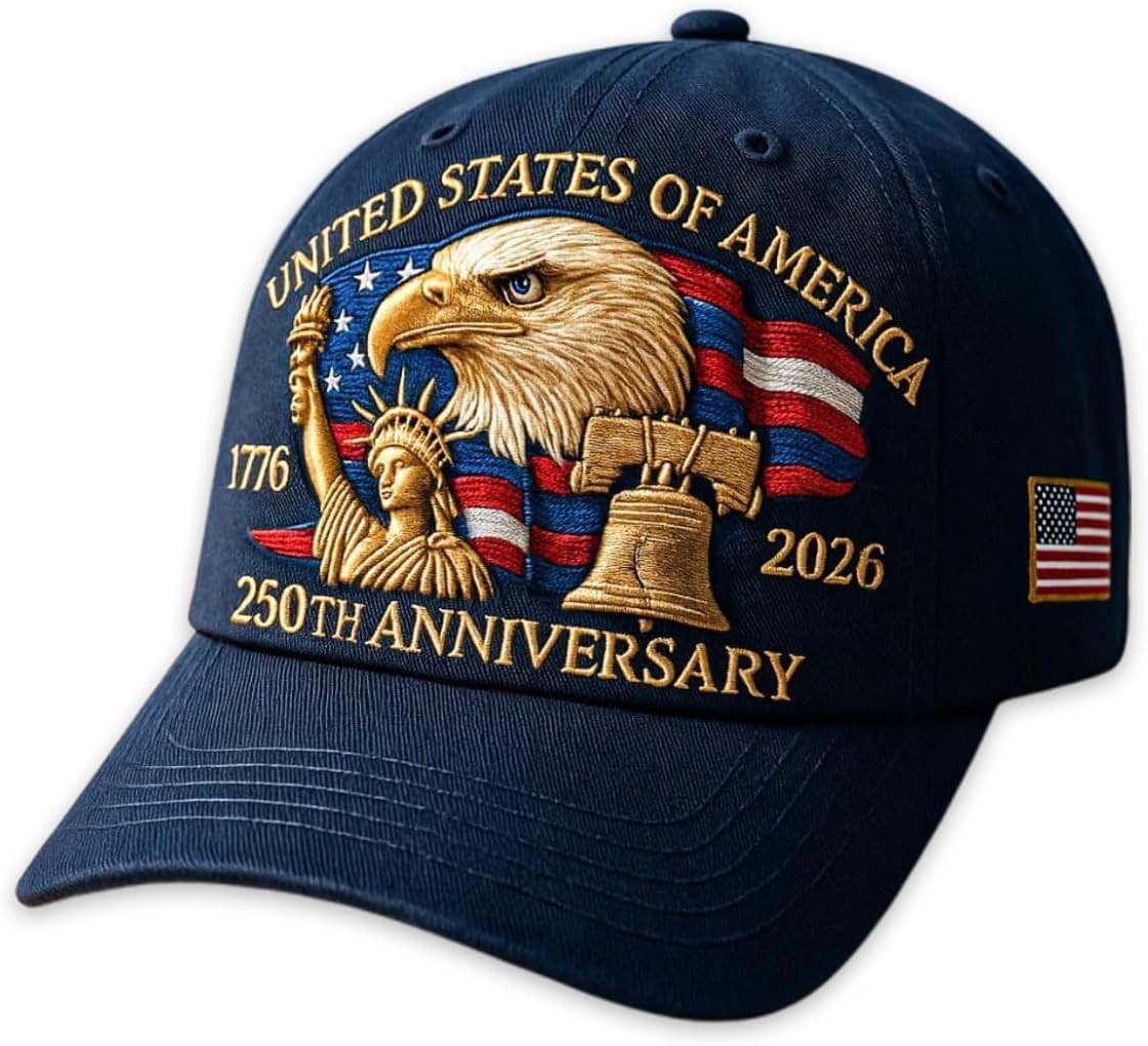 250 Anniversary USA Hat USA 250th American United States Eagle Patriotic Year... gallery
