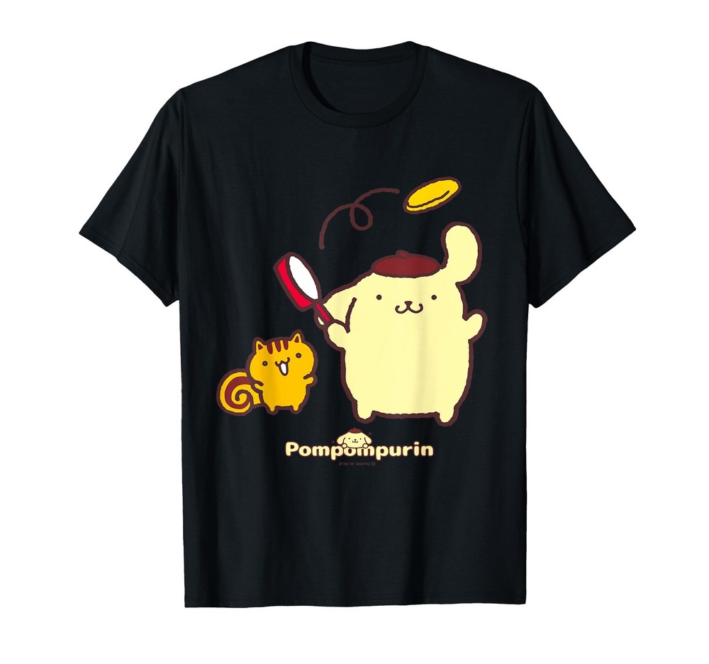 SANRIO Pompompurin & Bagel T-shirt